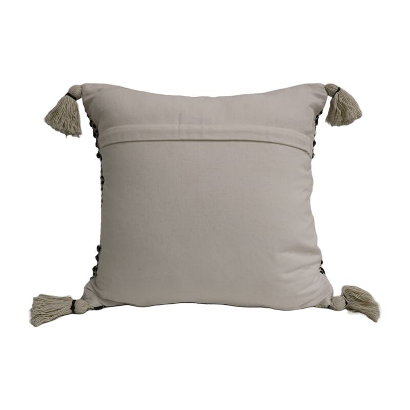 Home&Manor Tropea Wool & Cotton Designer Throw Pillow