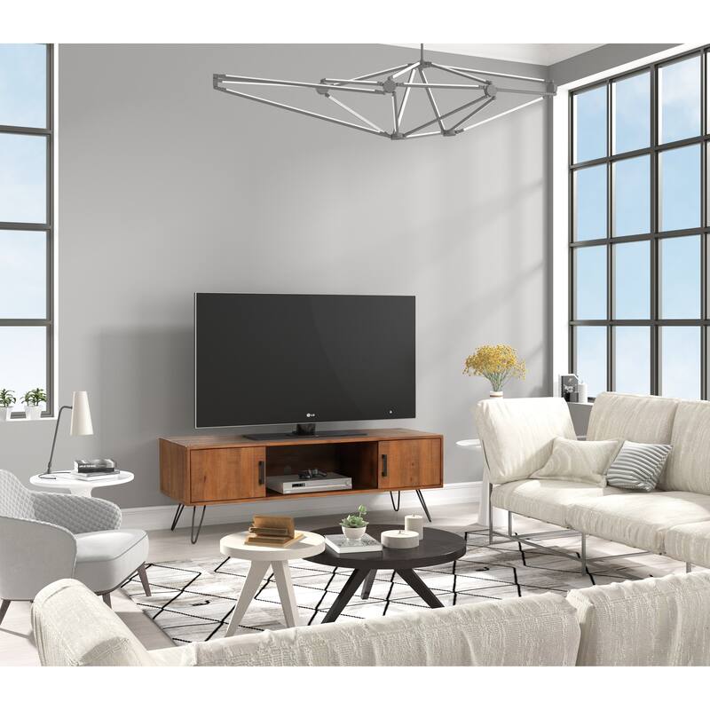 Middleton Reclaimed Solid Wood Hairpin leg 60" TV Console