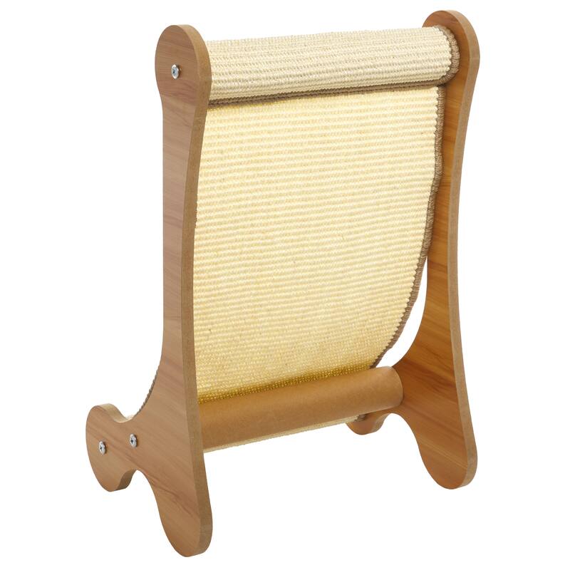 SAFAVIEH Home Natural/Ivory 15"W x 23"L x 11"H Sisal Cat Scratch Lounger - 15"W x 23"L x 11"H