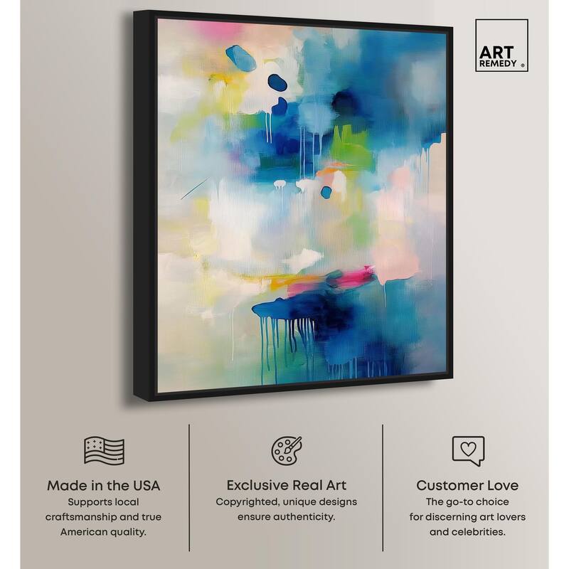 Prismatic Weeps Color I Canvas by Art Remedy