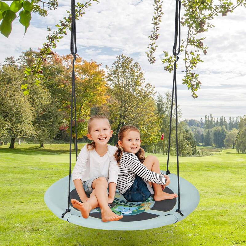 Goplus 40" Flying Saucer Tree Swing Indoor Outdoor Play Set Kids - See Details