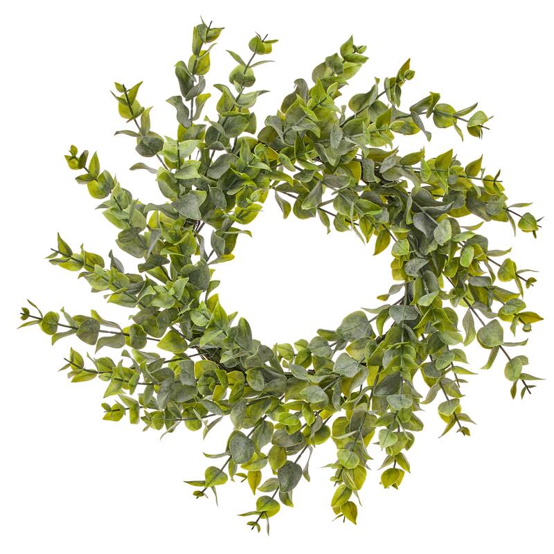 22" UV Eucalyptus Wreath