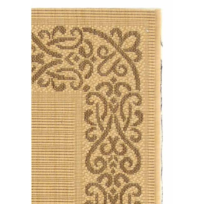 SAFAVIEH Courtyard Marylou Waterproof Patio Backyard Rug