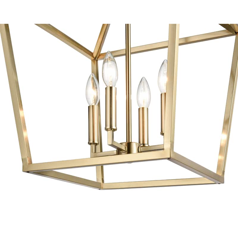 Millennium Lighting 4 Light Metal Pendant Light in Multiple Finishes