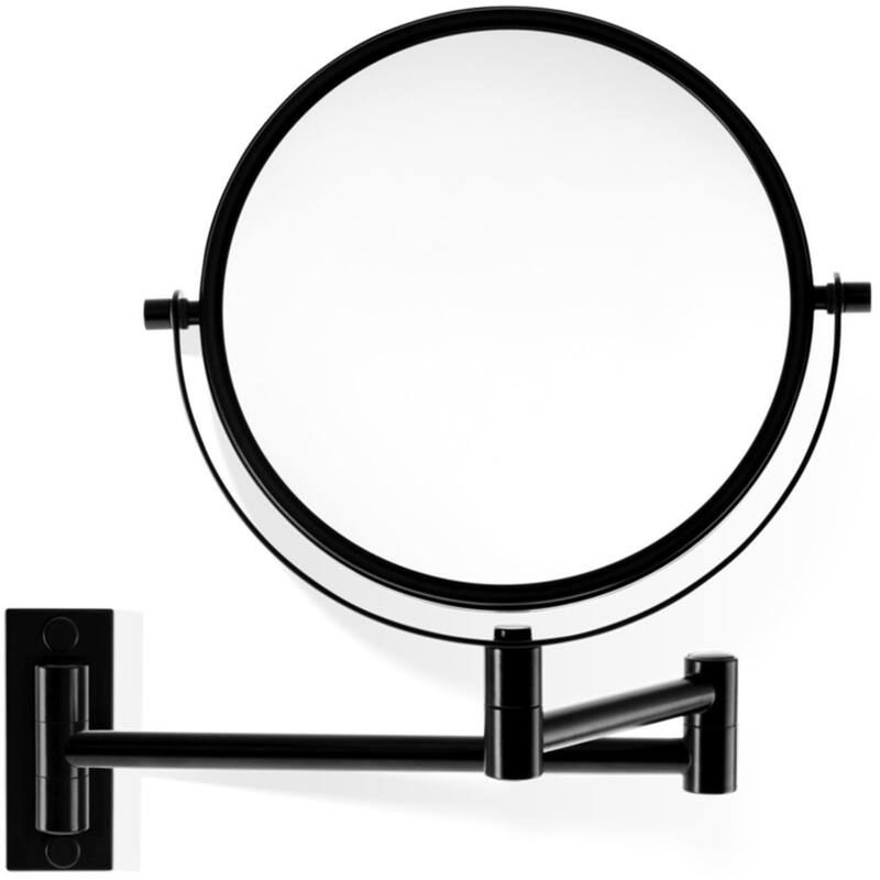 WS Bath Collections WS 11-2/5" X 18-1/10" Wall Mounted Magnifying - Matte Black