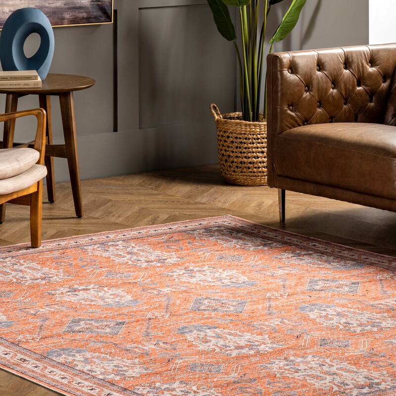 Nuloom Sky SpinClean Machine Washable Global Inspired Area Rug