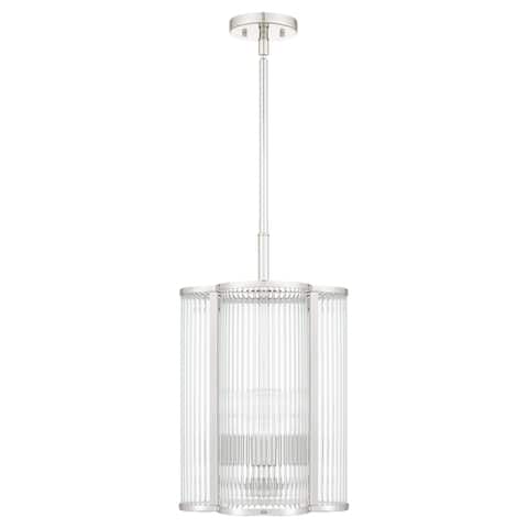Aster 4-Light Polished Nickel Mini Pendant