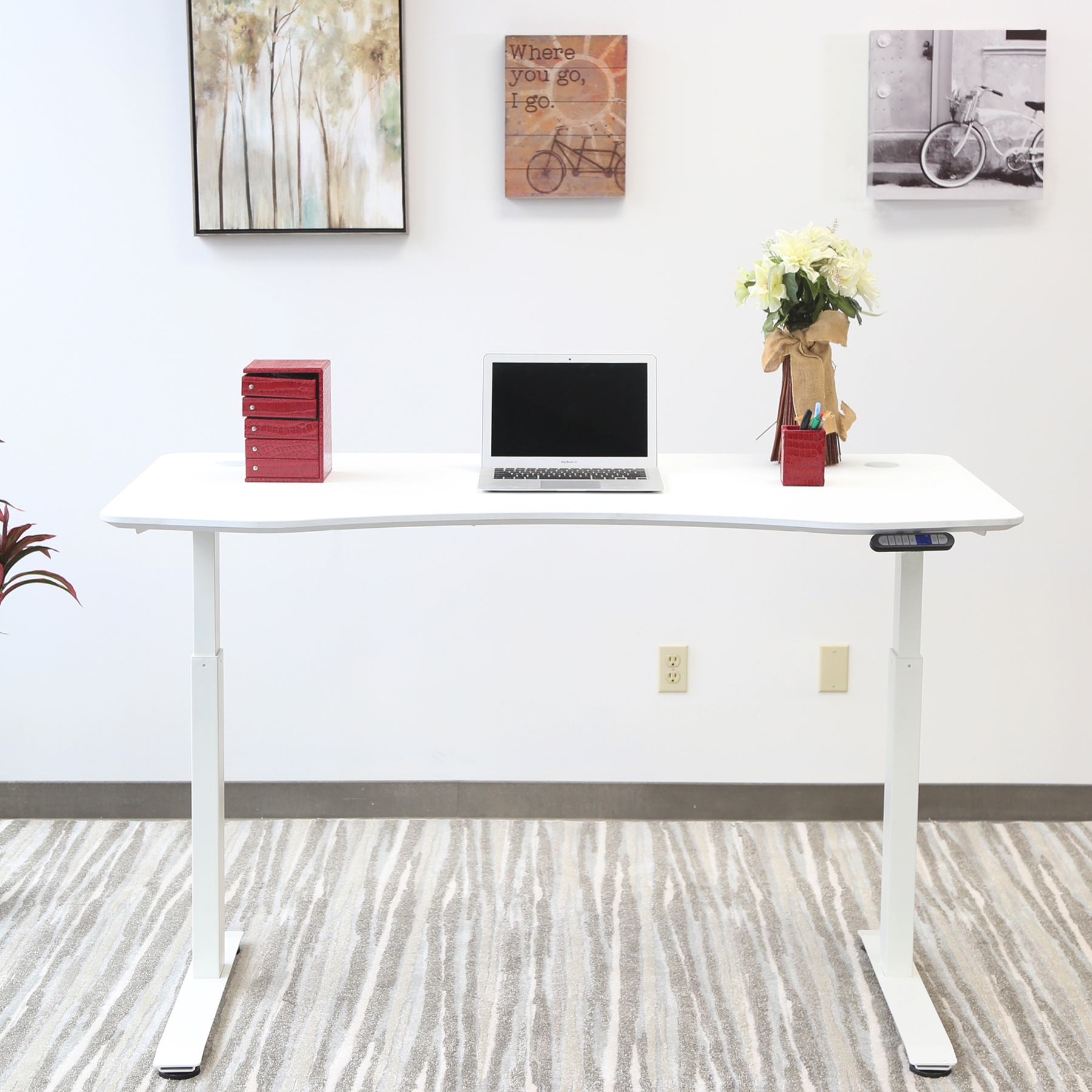 Motionwise SDD60W Electric Standing Desk 30 x60