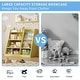preview thumbnail 34 of 43, Toy Storage Organizer Cabinet Kids Bookshelf Children Bookcase Toddler Baby Sling Book Rack Shelf