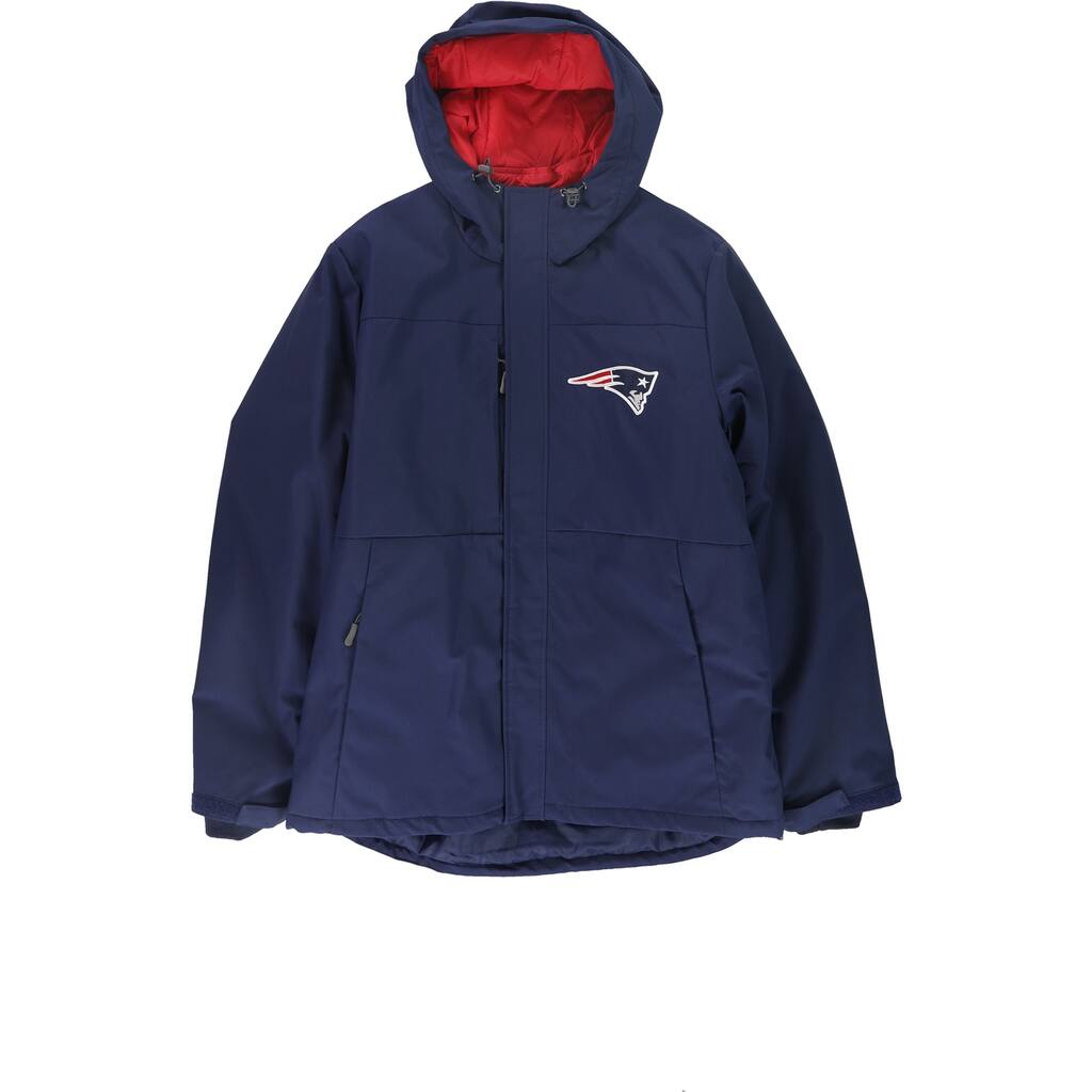 NFL Mens New England Patriots Coat,, Blue, Large