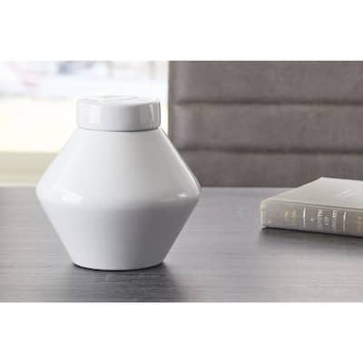 Signature Design by Ashley Domina White Jar (Set of 2)