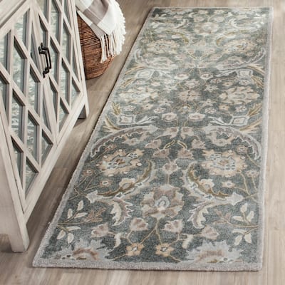 SAFAVIEH Handmade Bella Faith Modern Floral Wool Rug