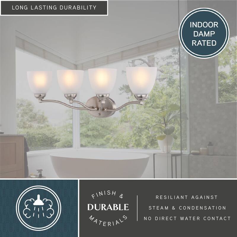 Vaxcel Lighting W0522 Bellwood 4 Light 28" Wide Vanity Light