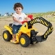 preview thumbnail 2 of 10, Costway 6V Electric Kids Ride On Excavator Pretend Play Toy Tractor w/ - See Details