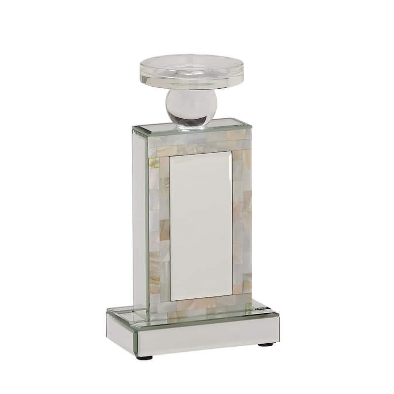 Charismatic Glass Mirror Mop Candle Holder