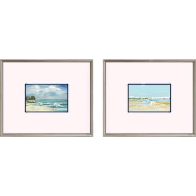Perfect Day S/2 Framed Art Print Under Glass