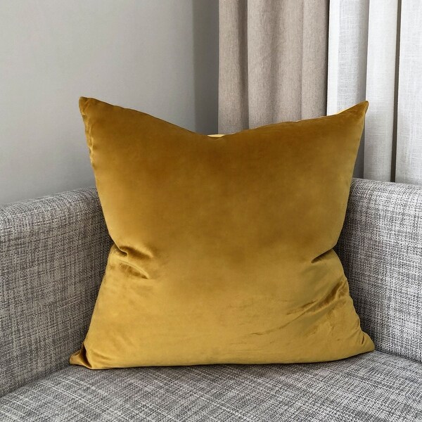 23x23 Luxury Decorative Decor Crushed Velvet Plain Sofa Cushion Covers 18x18 