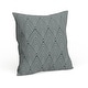 preview thumbnail 18 of 39, Carson Carrington Verdalsora Geometric Print Pillow 18" x 18" - Dark Green