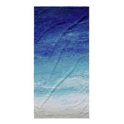 OCEAN SENSE Beach Towel By Jessica Osborne - 36" x 72"