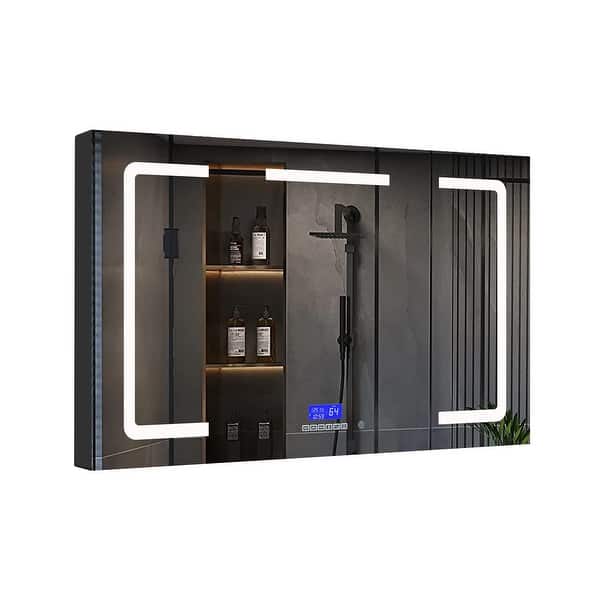 Lesina 48 in. SurfaceMount LED Mirror Medicine with Defogger