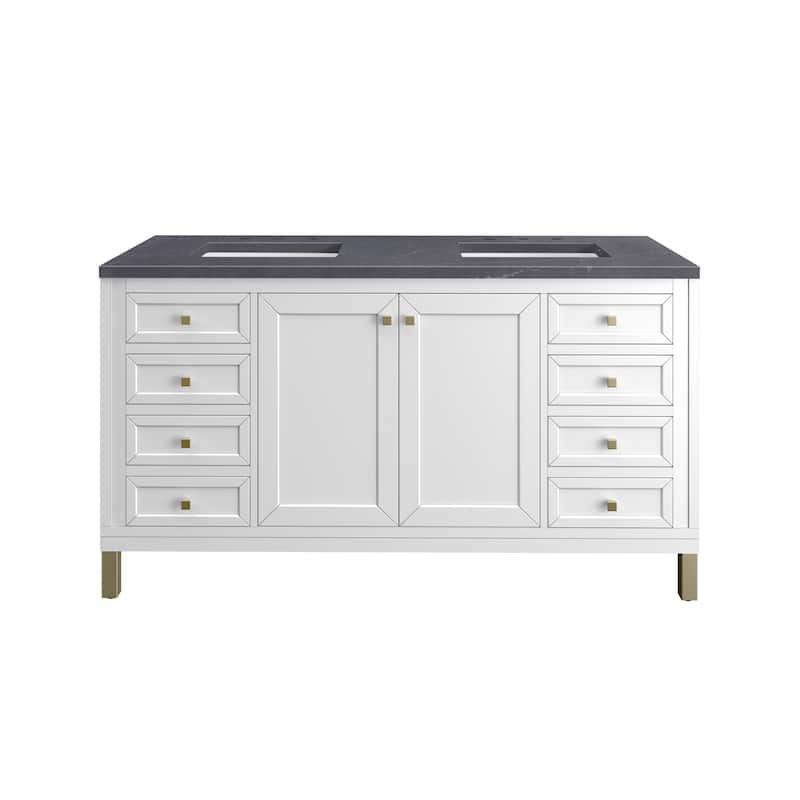 James Martin Vanities 503-V60D-3CSP Chicago 60" Free Standing Double
