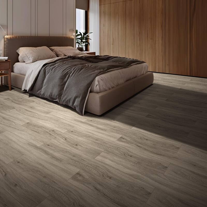 Art3d 10pcs 48"x7.2" Click-lock Wood Grain Flooring Cover 24 Sq.Ft.