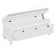 preview thumbnail 16 of 70, Storage Bench with Cushioned Seat and 3 Drawers
