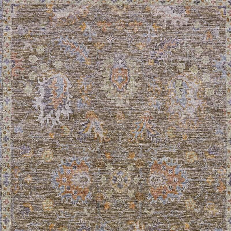 HomeRoots Floral Traditional Rectangle Outdoor Rug