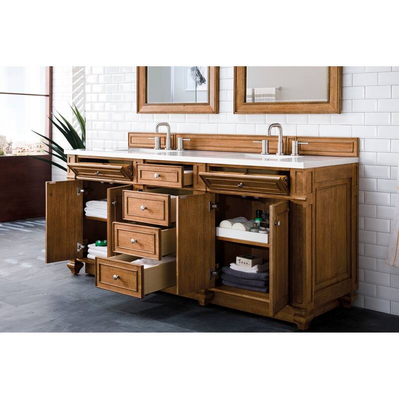 James Martin Vanities 157-V72-3WZ Bristol 72" Free Standing Double