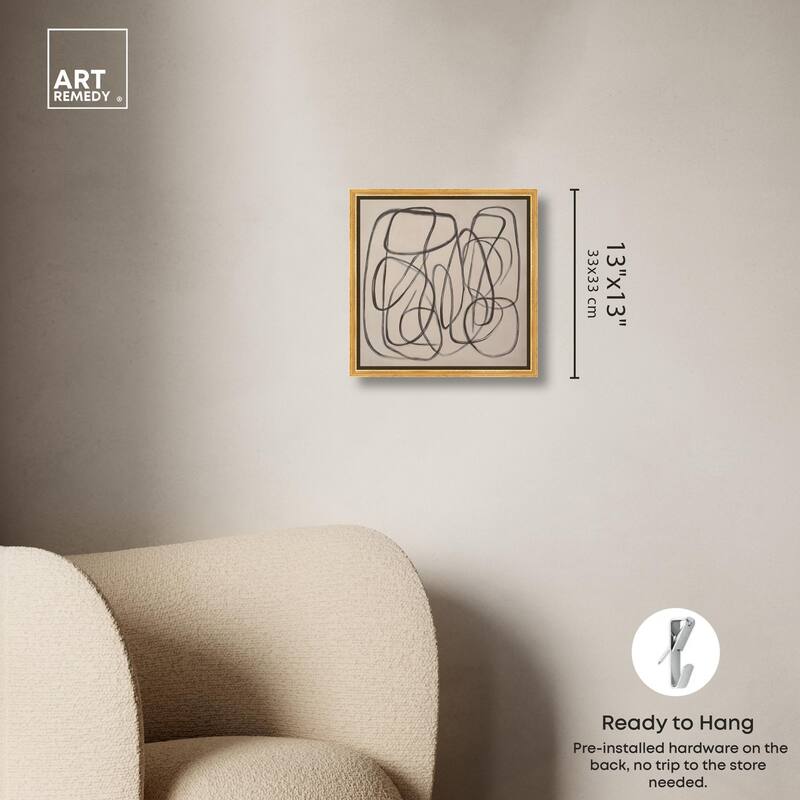 Unbroken Line I Canvas by Art Remedy