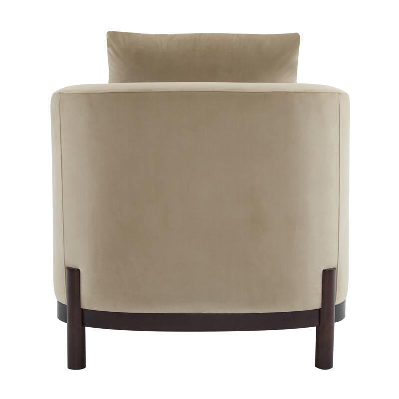 Smyrna Upholstered Barrel Club Chair by Christopher Knight Home