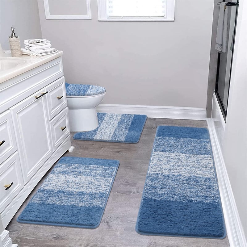 Bathroom Rugs Sets 4 Piece