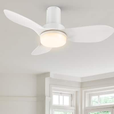 CARRO Chamomile 36" 3-Blade Indoor Smart Ceiling Fan with Light and Remote