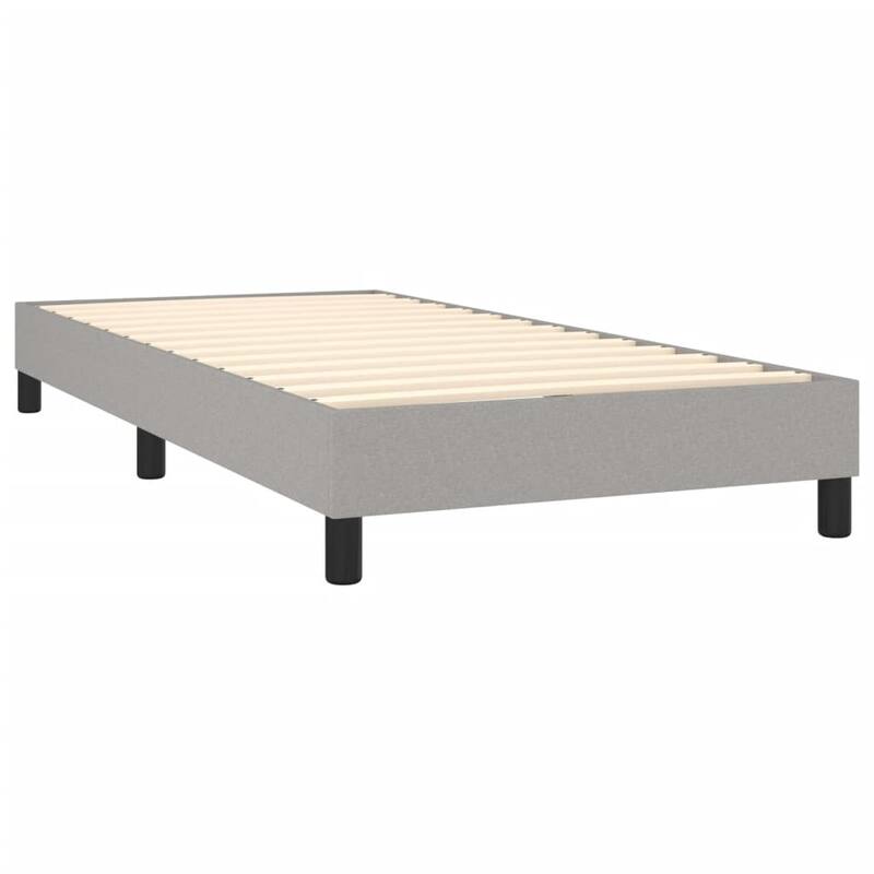 vidaXL Bed Frame Box Spring Platform Bed Base Frame Mattress Foundation Fabric