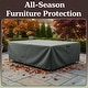 preview thumbnail 6 of 12, Pure Garden Polyester Waterproof Rectangular Patio Table Cover