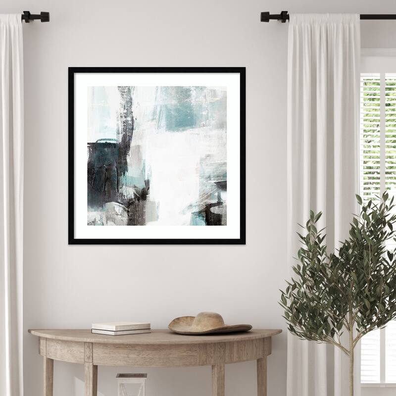Misty Reflections on Still Water No. 2 by Hannah Dawson Wood Framed Wall Art Print