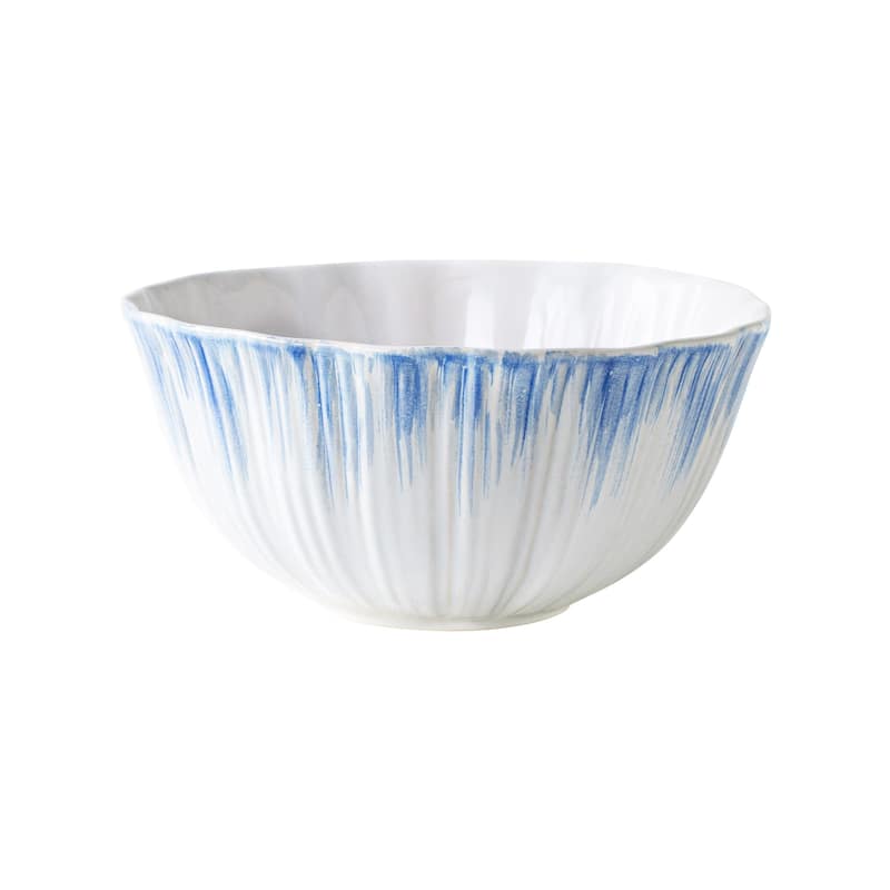 viva by VIETRI Bari Blue and White Serving Bowl