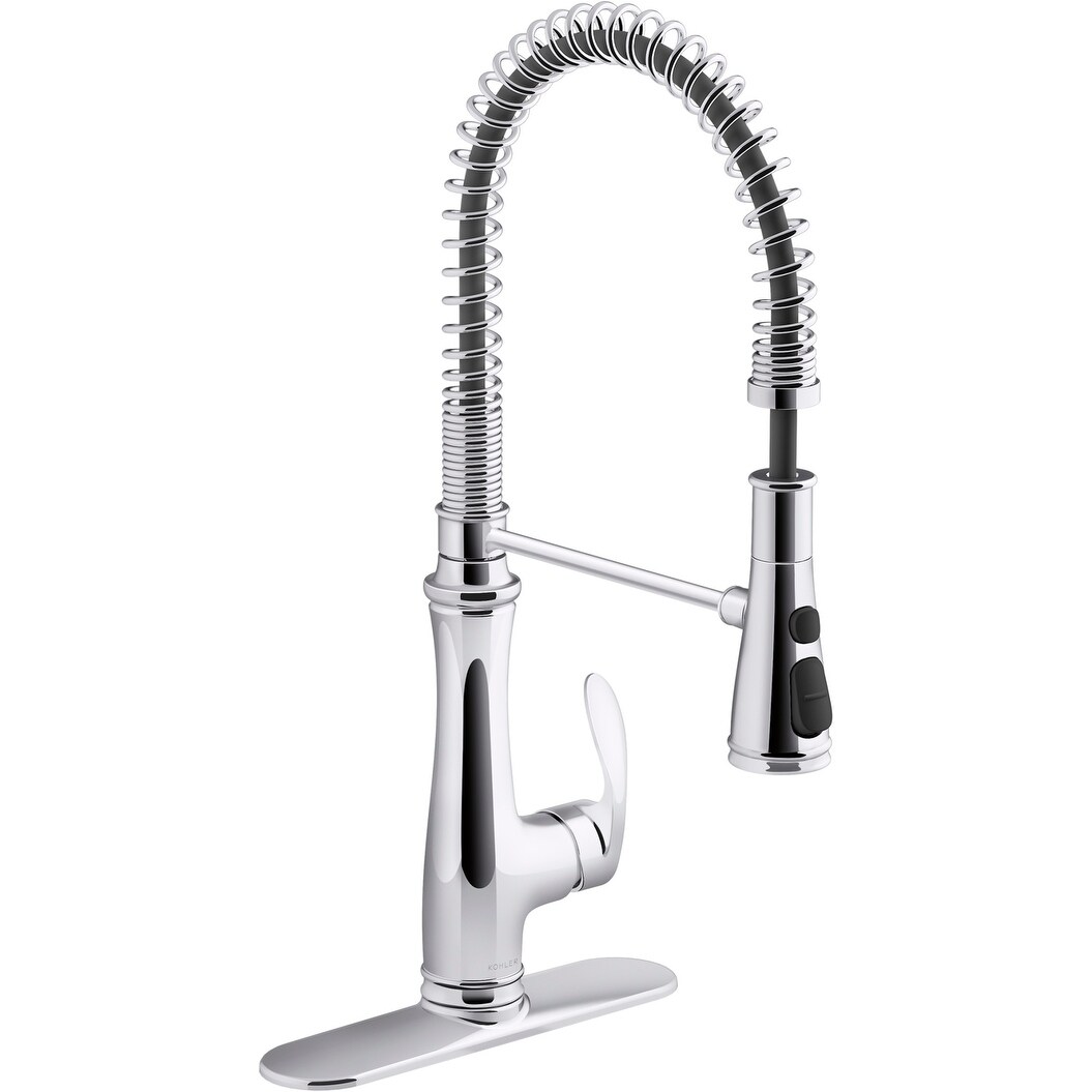 Kohler Bellera 1.5 GPM Single Hole Pull-Down Pre-Rinse ...