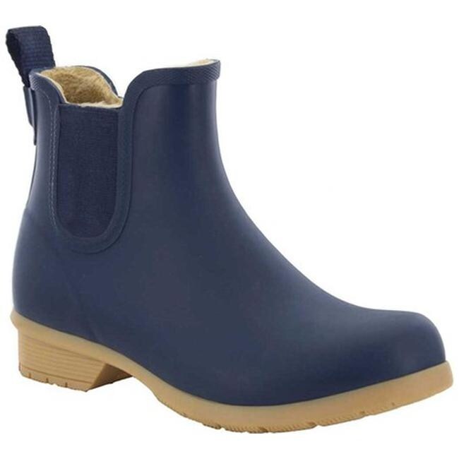 navy chelsea ankle boots