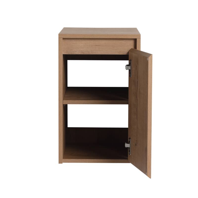Beingnext 24"/36"/48"/60" Bathroom Vanity with Resin Sink, Floating Bathroom Vanity with Soft Close Doors