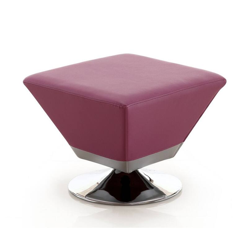 Diamond Swivel Ottoman Set of 7 in Multi Colors