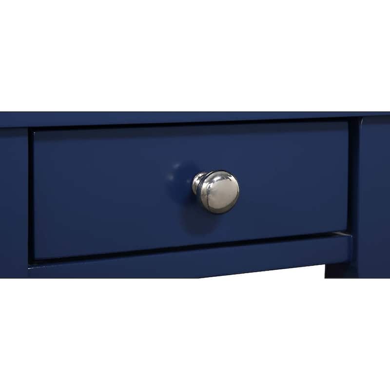 Convenience Concepts American Heritage 1 Drawer Chairside End Table with Shelves