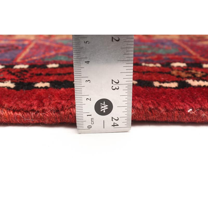 ECARPETGALLERY Hand-knotted Andelz Red Wool Rug - 4'10 x 7'1