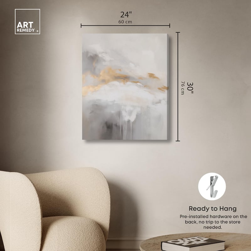 Mellowed Mist I Canvas by Art Remedy, Gallery Wrapped