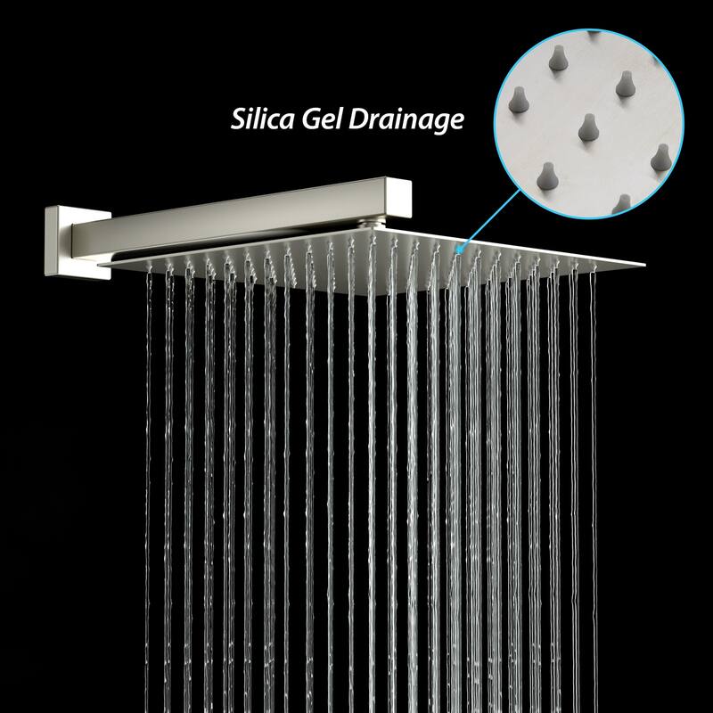 Topcraft 10-inch Wall Mount Square Shower System with Rough-in Valve - 10*10
