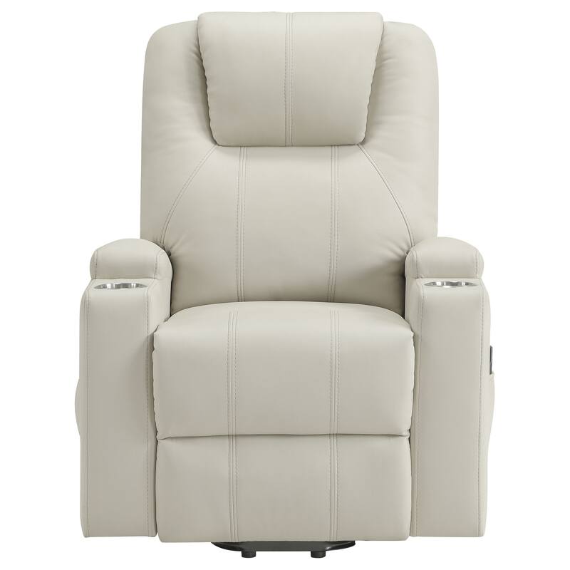 Armstrong Upholstered Power Lift Massage Recliner