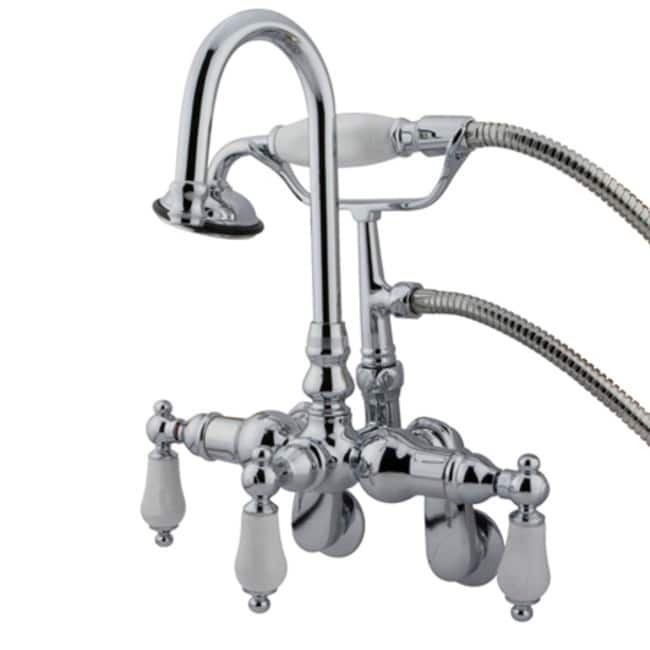 Kingston Brass Vintage Wall Mounted Clawfoot Tub Filler with Personal