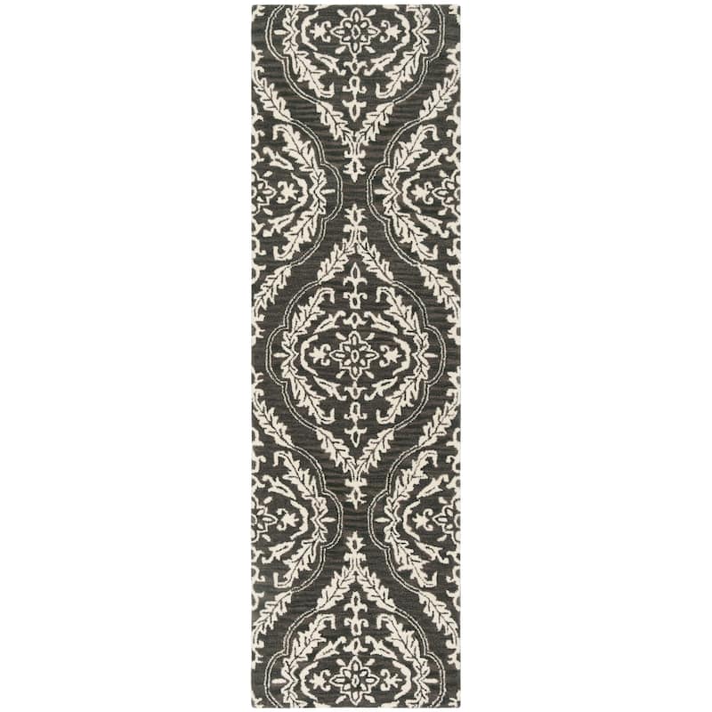 SAFAVIEH Handmade Blossom Iwona Modern Floral Wool Rug