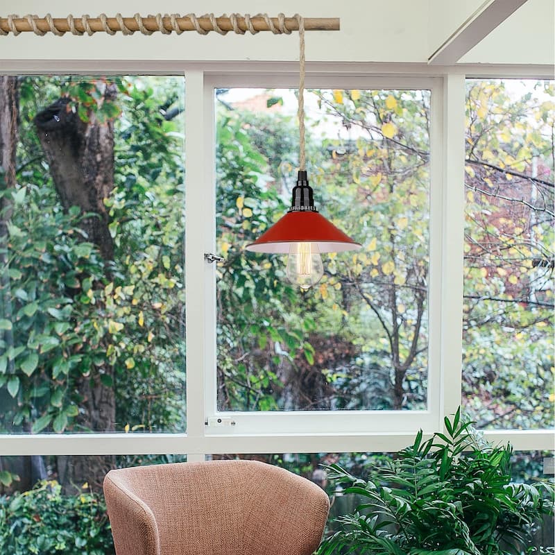 1-Light Plug-In Pendant light 19ft