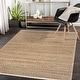 preview thumbnail 1 of 11, LR Home Organic Jute Bordered Area Rug, Tan and Off-White